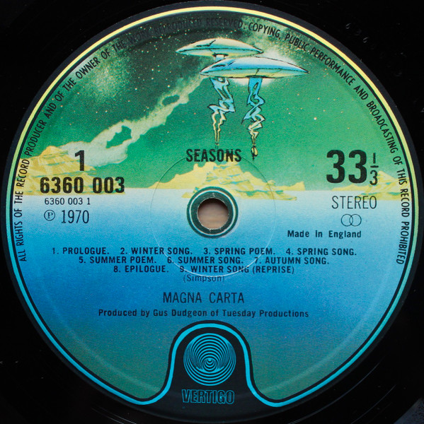Magna Carta - Seasons | Vertigo (6360 003) - 4