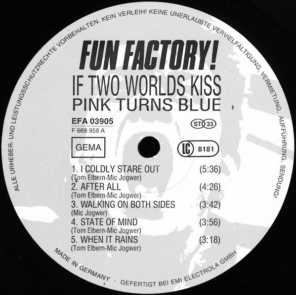 Pink Turns Blue - If Two Worlds Kiss | Fun Factory! (EFA 03905) - 3 Pink Turns Blue - If Two Worlds Kiss | Fun Factory! (EFA 03905) - 3