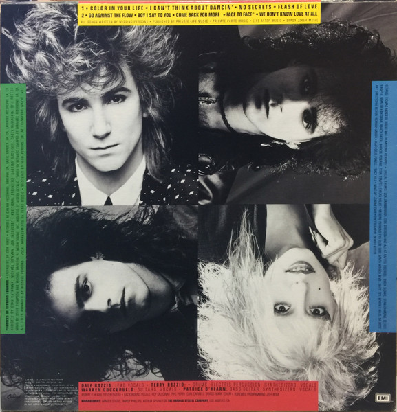 Missing Persons - Color In Your Life | Capitol Records (ST-12465) - 2