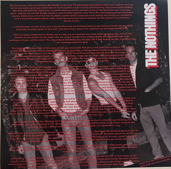 The Nothings - Alot To Learn & More [Vinyl] | Projectile Platters (PP-18) - 4