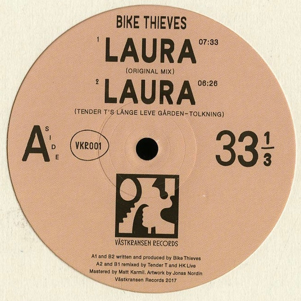 Bike Thieves - Laura EP | Västkransen Records (VKR001)