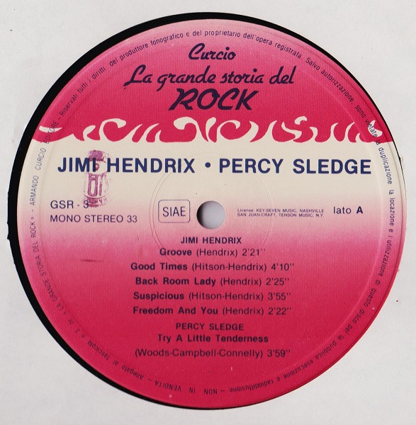 Jimi Hendrix / Bob Marley / Percy Sledge - Jimi Hendrix / Bob Marley / Percy Sledge | Curcio (GSR - 3) - 4