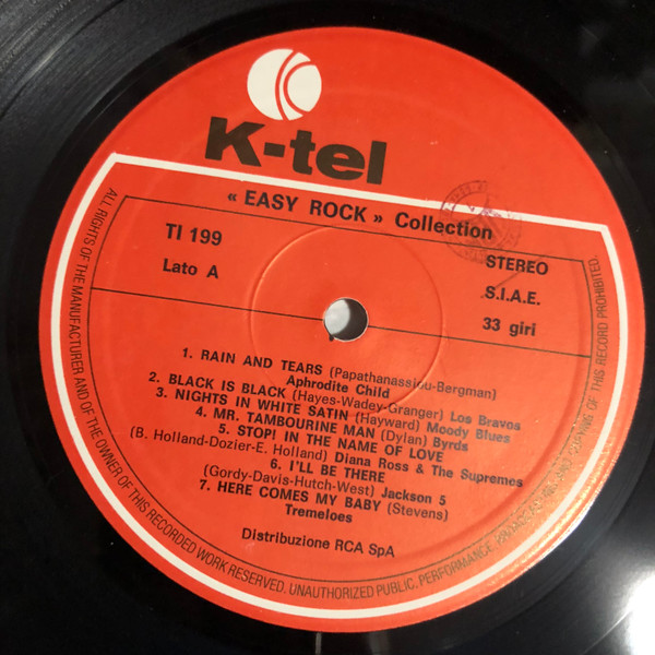 Various - Easy Rock Collection | K-tel (TI 199) - 4