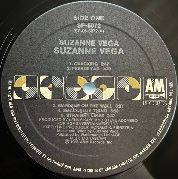 Suzanne Vega - Suzanne Vega | A&M Records (SP-5072) - 3