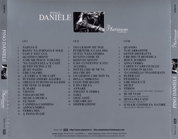 Pino Daniele - The Platinum Collection | EMI (4736112) - 2