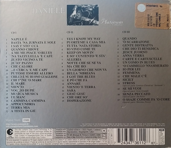 Pino Daniele - The Platinum Collection | EMI (4736112) - 3