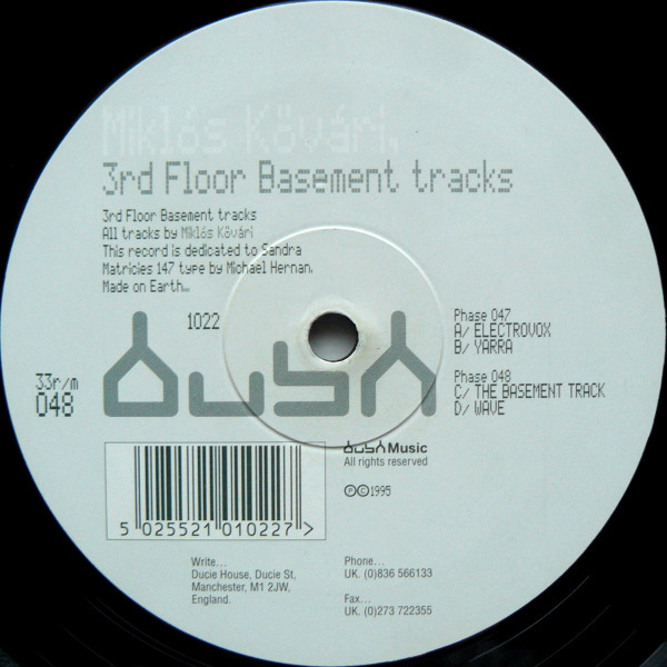 Miklos Kovari - 3rd Floor Basement Tracks | Bush (Bush 1022) - 3