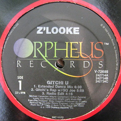 Z'Looke - Gitchi U | Orpheus Records (V-72685) Z'Looke - Gitchi U | Orpheus Records (V-72685)