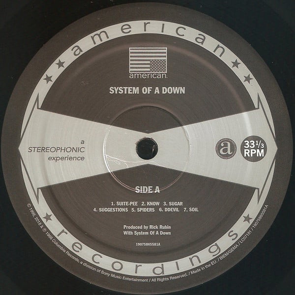 System Of A Down - System Of A Down | American Recordings (19075865581) - 3