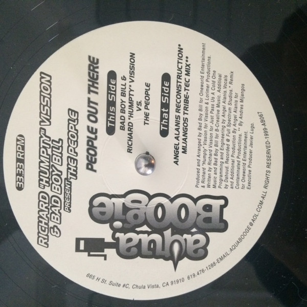 Richard "Humpty" Vission & Bad Boy Bill Present The People - People Out There | Aqua Boogie Records (AB067) - 2