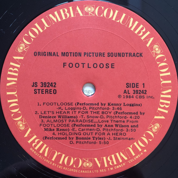 Various - Footloose (Original Motion Picture Soundtrack) | Columbia (JS 39242) - 3