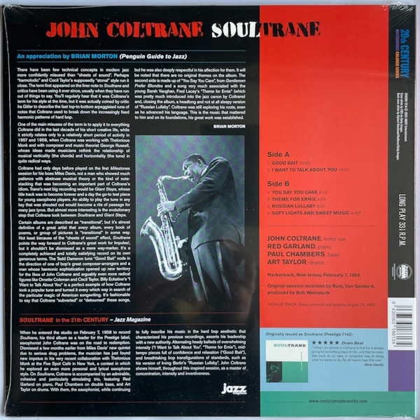 John Coltrane - Soultrane | 20th Century Masterworks (350280) - 2