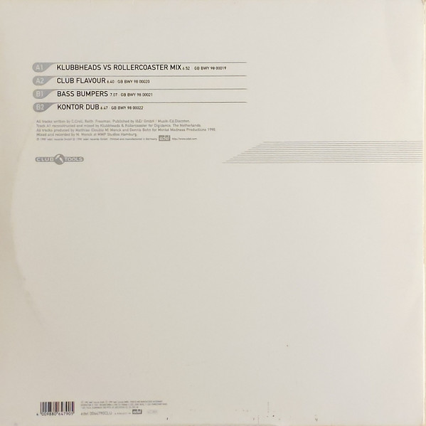 Brooklyn Bounce - The Music's Got Me | Club Tools (0064790CLU) - 2 Brooklyn Bounce - The Music's Got Me | Club Tools (0064790CLU) - 2