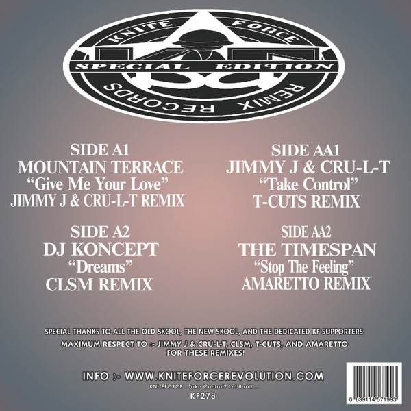 Mountain Terrace / DJ Koncept / Jimmy J & Cru-L-T / The Timespan - Remix Records & Kniteforce Present 'The Remix's' Part 23 | Remix Records (KF278) - 2