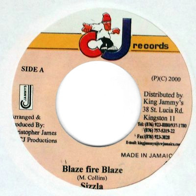 Sizzla - Blaze Fire Blaze | CJ Records (CJ102)