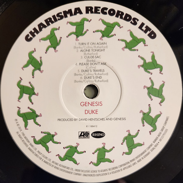 Genesis - Duke LP | Atlantic (R1 188412) - 3