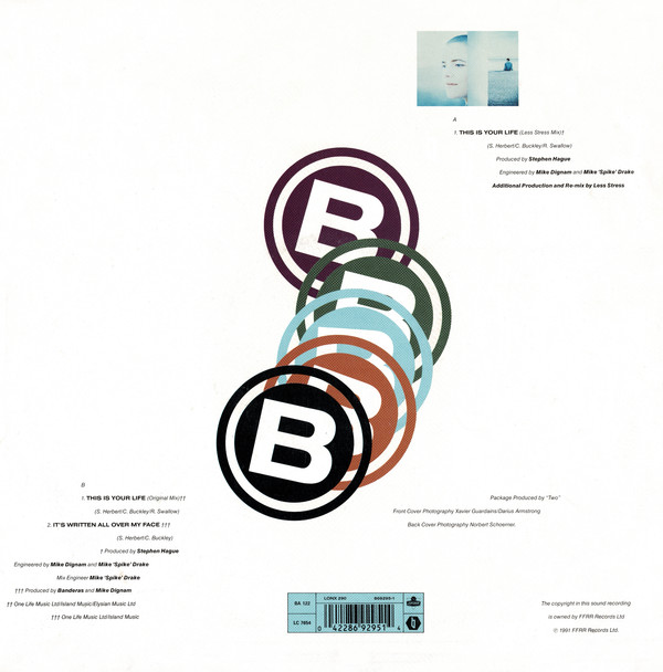 Banderas - This Is Your Life | London Records (LONX 290) - 2 Banderas - This Is Your Life | London Records (LONX 290) - 2