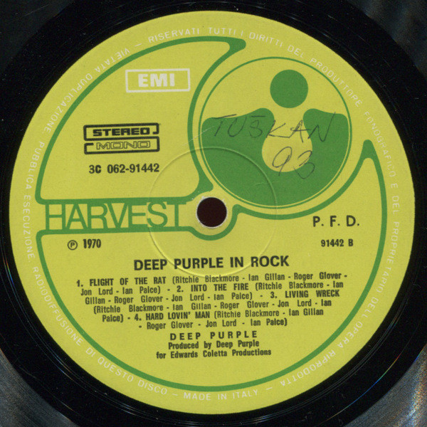 Deep Purple - In Rock | Harvest (3C 062-91 442) - 4