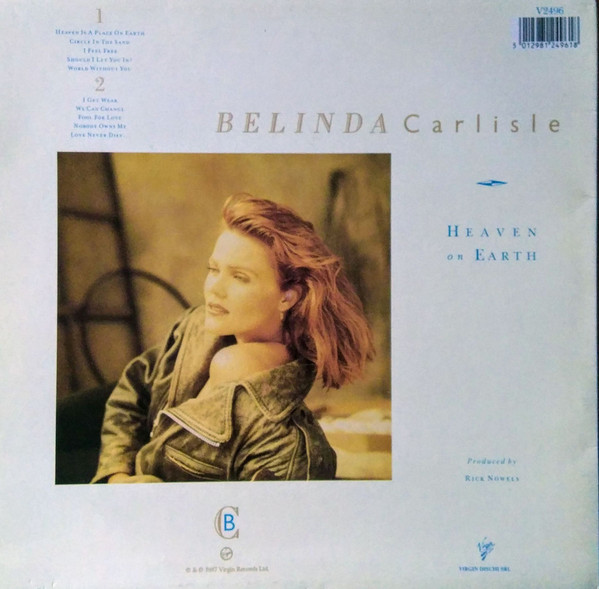 Belinda Carlisle - Heaven On Earth | Virgin (V 2496)