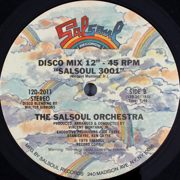 The Salsoul Orchestra - Nice 'N' Naasty | Salsoul Records (12D-2011) - 2