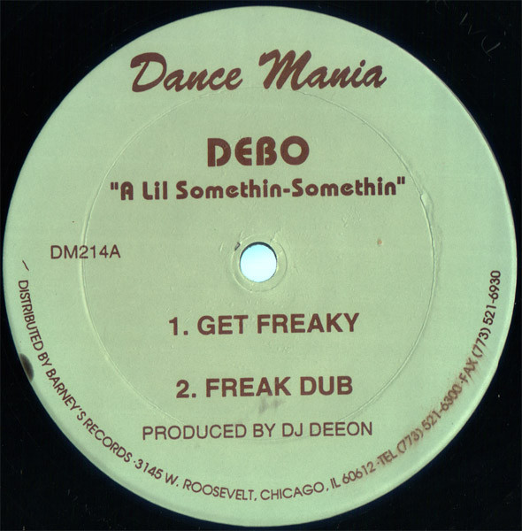Debo - A Lil Somethin-Somethin | Dance Mania (DM214) - main Debo - A Lil Somethin-Somethin | Dance Mania (DM214) - main