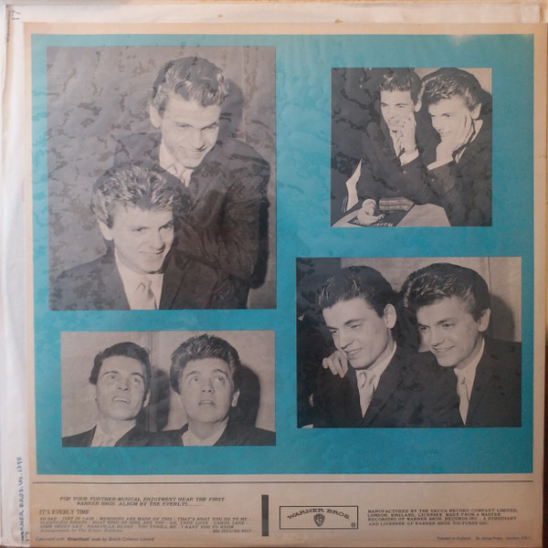 Everly Brothers - A Date With The Everly Brothers | Warner Bros. Records (WS 8028) - 3