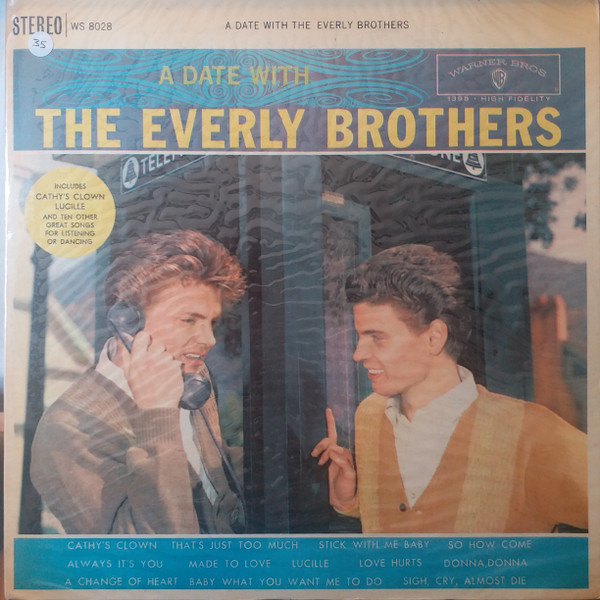 Everly Brothers - A Date With The Everly Brothers | Warner Bros. Records (WS 8028)