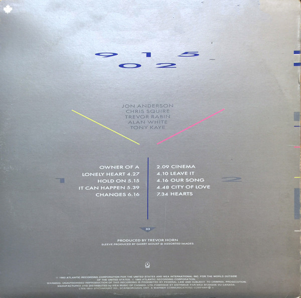 Yes - 90125 | ATCO Records (79 01251) - 2