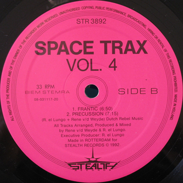 Space Trax - Vol. 4 | Stealth Records (STR 3892) - 3 Space Trax - Vol. 4 | Stealth Records (STR 3892) - 3