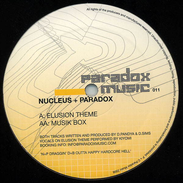 Nucleus & Paradox - Elusion Theme / Musik Box | Paradox Music (PM 011) - 3
