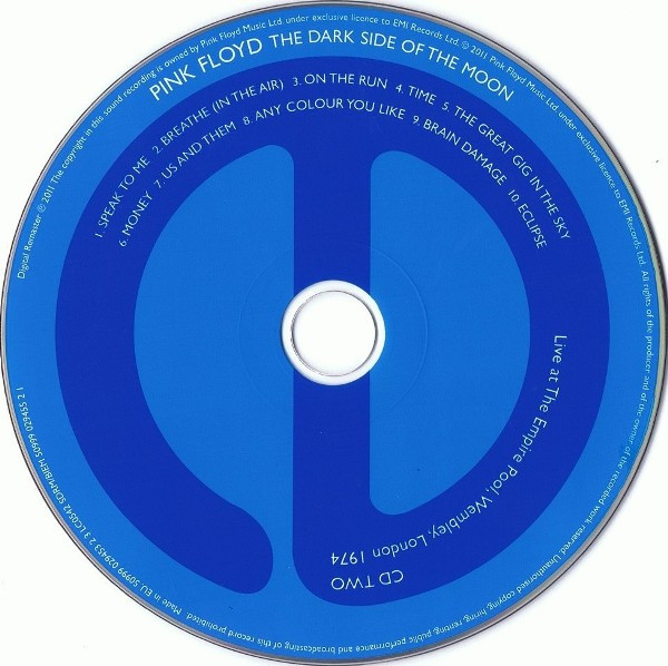 Pink Floyd - The Dark Side Of The Moon | EMI (50999 029453 2 3) - 3
