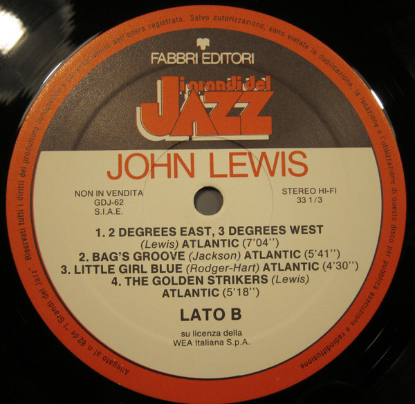 John Lewis - John Lewis | Fabbri Editori (GdJ 62) - 2