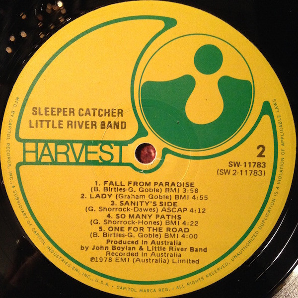 Little River Band - Sleeper Catcher | Harvest (SW-11783) - 4
