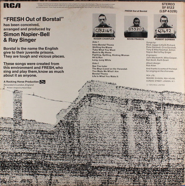 Fresh - Fresh Out Of Borstal | RCA Victor (SF 8122) - 2 Fresh - Fresh Out Of Borstal | RCA Victor (SF 8122) - 2