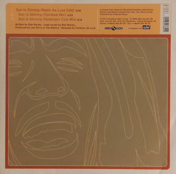 Bob Marley Vs. Funkstar De Luxe - Sun Is Shining | Club Tools (0066890CLU) - 2 Bob Marley Vs. Funkstar De Luxe - Sun Is Shining | Club Tools (0066890CLU) - 2