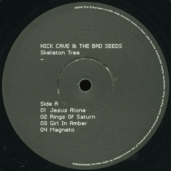 Nick Cave & The Bad Seeds - Skeleton Tree | Bad Seed Ltd. (BS009V) - 3