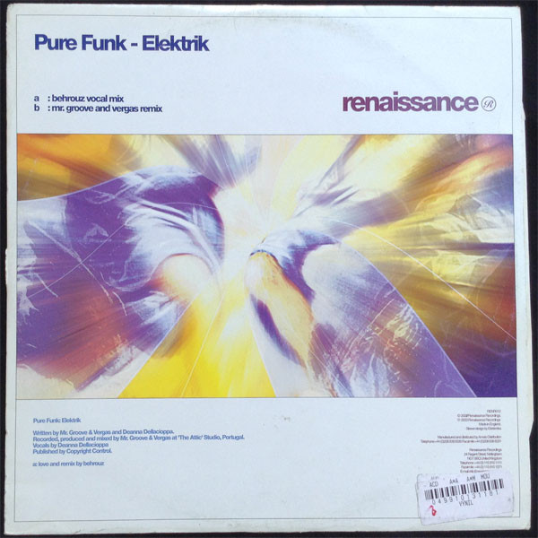 Pure Funk - Elektrik | Renaissance (RENR012) Pure Funk - Elektrik | Renaissance (RENR012)