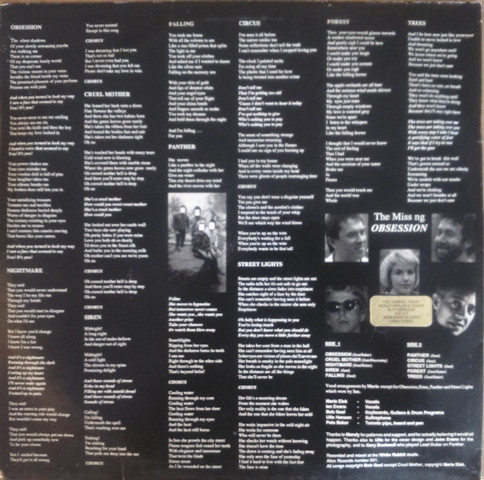 The Missing - Obsession | Alice Records (AR001) - 2