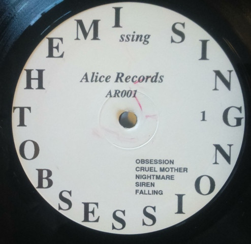 The Missing - Obsession | Alice Records (AR001) - 3