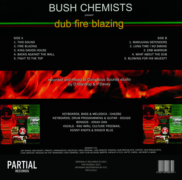 The Bush Chemists - Dub Fire Blazing | Partial Records (PRTLLP012)