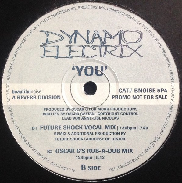 Dynamo Electrix - You | Beautiful Noise! (BNOISE 5P4) - 2