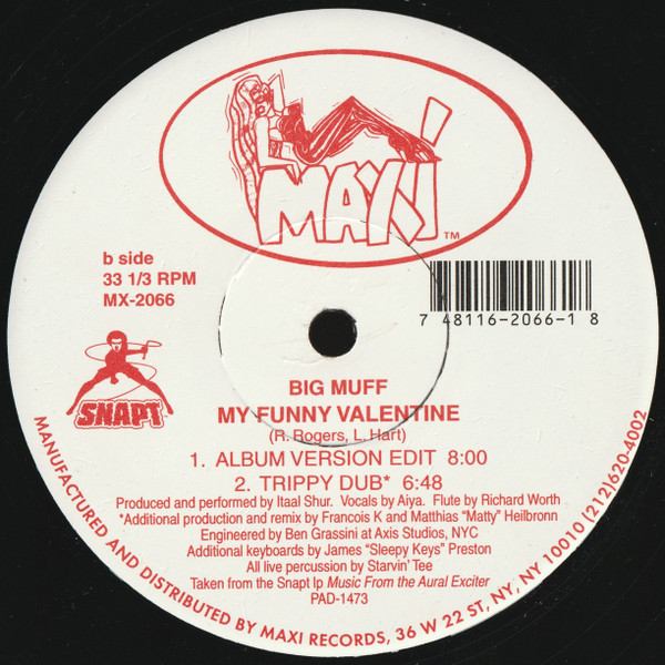 Big Muff - My Funny Valentine | Maxi Records (MX-2066) - 3