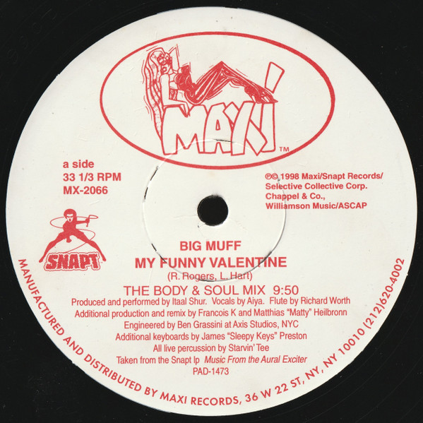 Big Muff - My Funny Valentine | Maxi Records (MX-2066) - 2