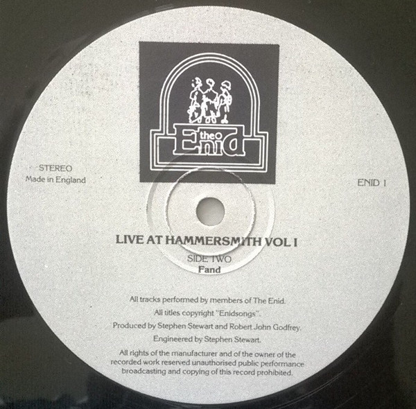 The Enid - Live At Hammersmith Vol 1. | Not On Label (The Enid Self-released) (ENID 1) - 4