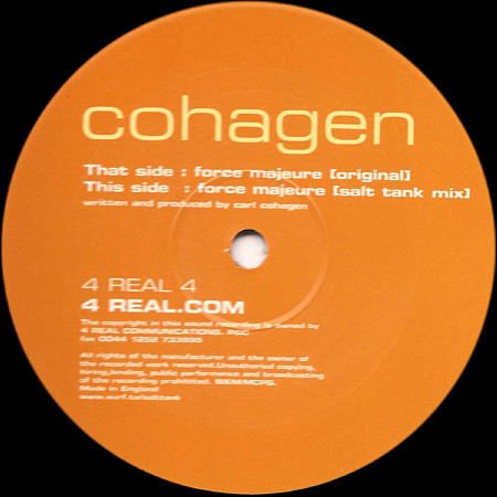 Cohagen - Force Majeure | 4 Real Communications (REAL 4)