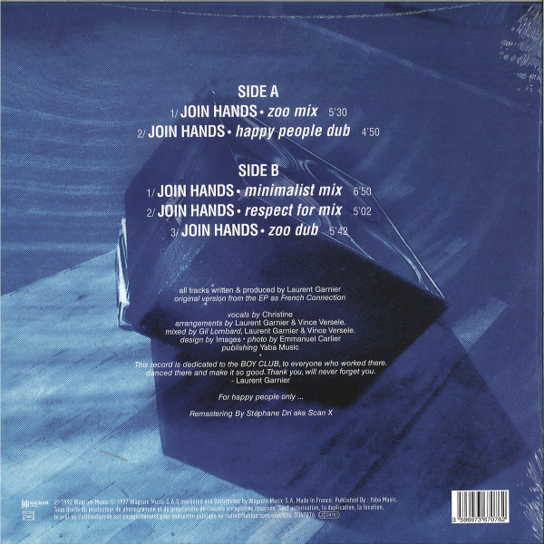 Laurent Garnier - Join Hands Remixes | Wagram Music (3367076) - 2 Laurent Garnier - Join Hands Remixes | Wagram Music (3367076) - 2