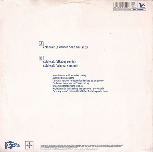 Ian Pooley - Cold Wait | V2 Records (VVR5007296) - 2