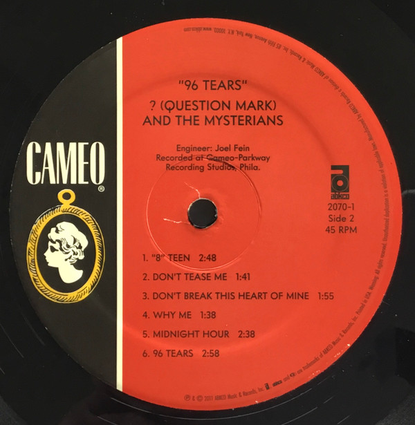 ? & The Mysterians - 96 Tears | ABKCO Music, Inc. (2070-1) - 2
