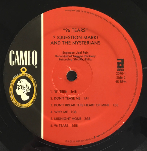 ? & The Mysterians - 96 Tears | ABKCO Music, Inc. (2070-1) - 4