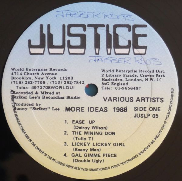 Various - More Ideas 1988 | Justice (JUSLP05) - 2 Various - More Ideas 1988 | Justice (JUSLP05) - 2